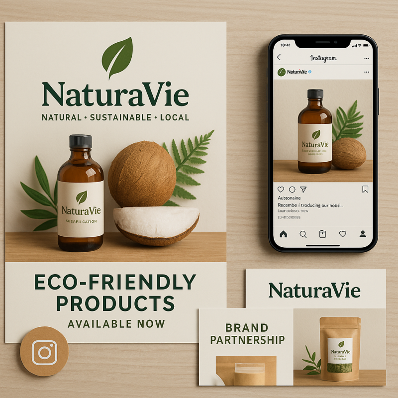 Lansare brand eco NaturaVie cu strategie de business și marketing digital Campanie de lansare brand eco NaturaVie – strategie de business și marketing digital pentru vizibilitate și creștere