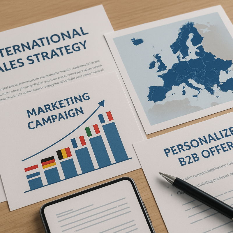 Servicii de strategie de business, marketing digital și campanii B2B internaționale Servicii de strategie de business și marketing digital pentru expansiune internațională și campanii B2B de succes