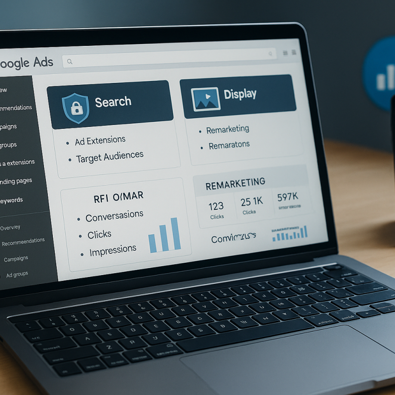 Strategie de business și marketing digital – campanii Google Ads B2B performante Servicii de strategie de business și marketing digital – campanii Google Ads B2B pentru generare leaduri și creșterea afacerilor